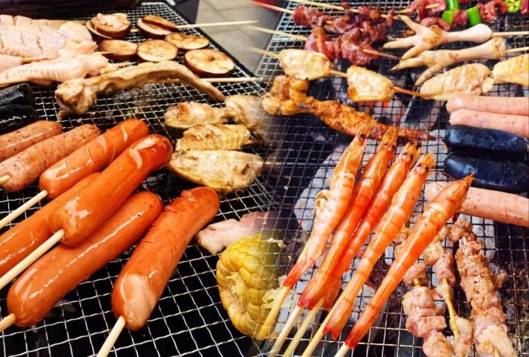 济南三人行画室烧烤节