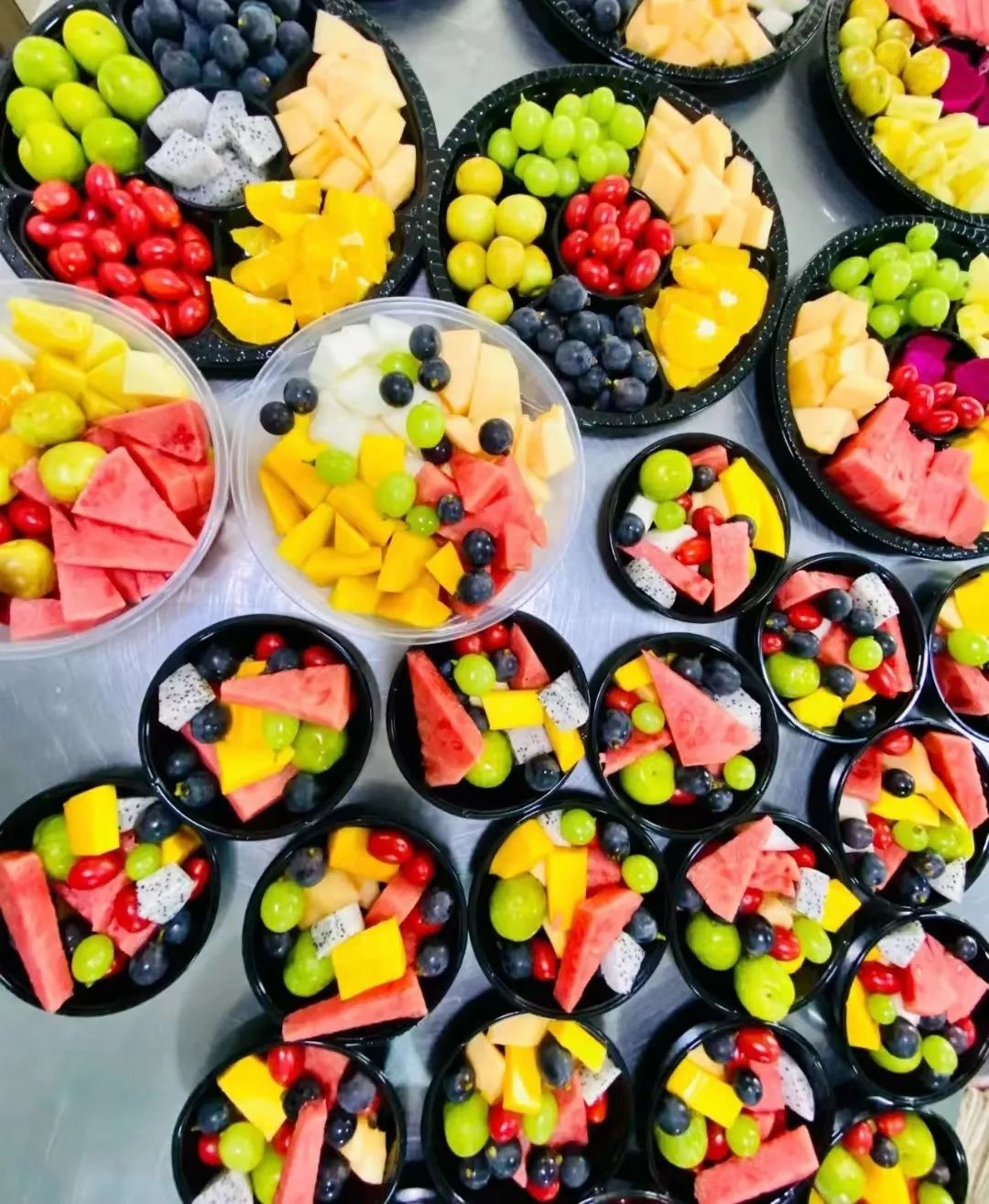 济南三人行画室水果派对