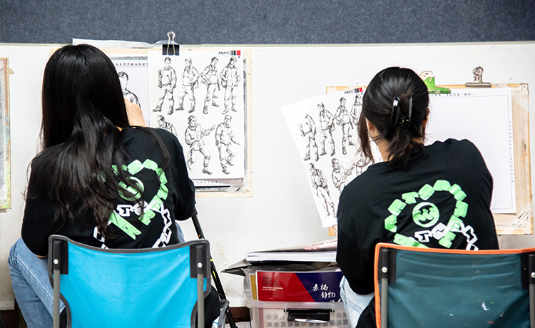 济南三人行画室